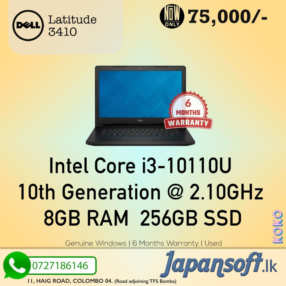 Dell Latitude 3410 | i3 10th Gen
